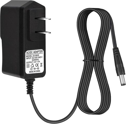12V 1.5A Universal Power Supply Adapter, 3.2Ft Exact Long Wall Wart Transformer Charger Cord for Dome Bullet CCTV Security Camera in Saudi Arabia