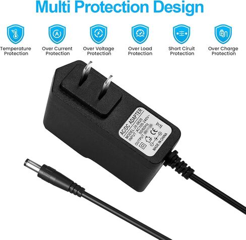 12V 1.5A Universal Power Supply Adapter, 3.2Ft Exact Long Wall Wart Transformer Charger Cord for Dome Bullet CCTV Security Camera in Saudi Arabia