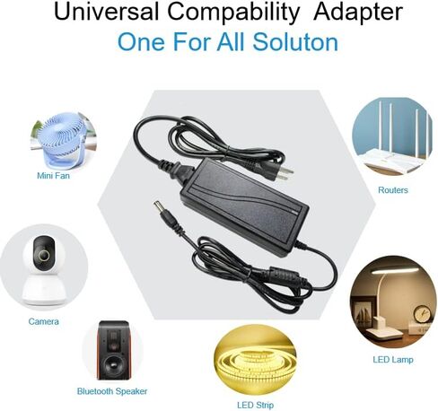 5V 6A 30W Power Supply 100V~240V AC to DC Converter 5V 6Amp 5A 3A 2A Power Transformer 5.5x2.1mm for WS2812B WS2811 SK6812 LED Pixel Strip Light CCTV Camera in Kuwait