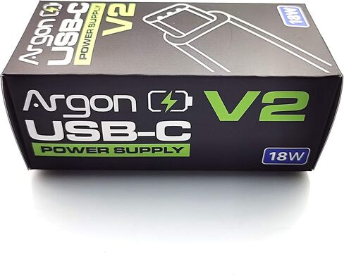 علبة أرغون نيو مع مصدر طاقة يو إس بي نوع سي لراسبيري بي 4 | تدعم مروحة التبريد والكاميرا وشاشة LCD | يمكن الوصول إلى دبابيس GPIO وPOE in Kuwait