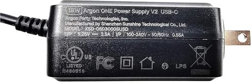 علبة أرغون نيو مع مصدر طاقة يو إس بي نوع سي لراسبيري بي 4 | تدعم مروحة التبريد والكاميرا وشاشة LCD | يمكن الوصول إلى دبابيس GPIO وPOE in Kuwait