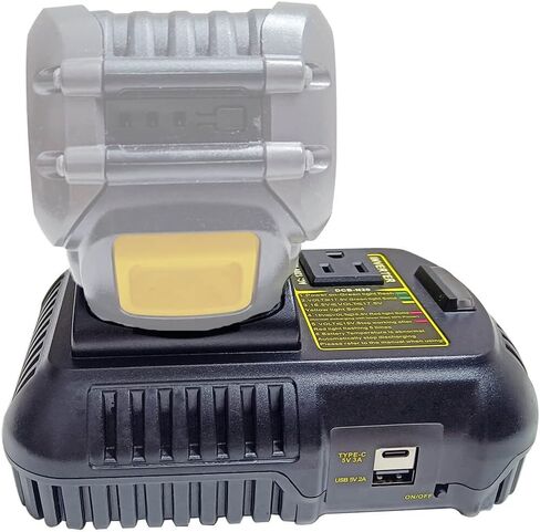 Power Inverter for DeWALT 20V MAX Battery(NO Battery) Portable Power Station with 1 PD Outlet USB Ports Outdoor Generator for Home Emergency,Small Devices and Laptops in Kuwait