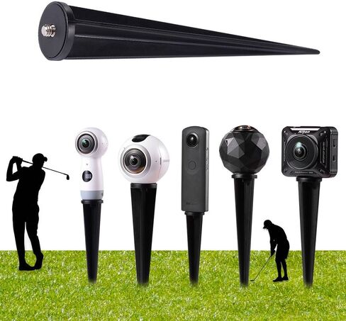 عمود تثبيت على الأرض لـ Insta360 One R Samsung Gear 360 2017 Edition Cam، 360fly 360° Cam، Ricoh Theta V SC2 M15، LG 360، Nikon Keymission 170/360&Garmin Virb 360 Cam in Saudi Arabia