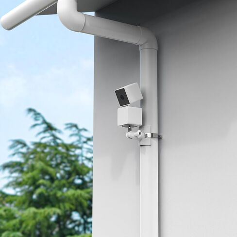 دعامة تثبيت على عمود Koroao متوافقة مع كاميرا Wyze Cam Pan V3 - تركيب ملفوف ثابت متعدد الوظائف (عبوة واحدة، أبيض) in Saudi Arabia