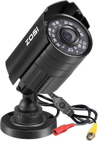ZOSI 1080P 4-in-1 HD TVI/CVI/AHD/CVBS 1920TVL 2.0MP Hi-Resolution CCTV Camera Home Security System 65ft Day/Night Vision for HD-TVI, AHD, CVI, and CVBS/960H Analog DVR (Renewed) in Saudi Arabia