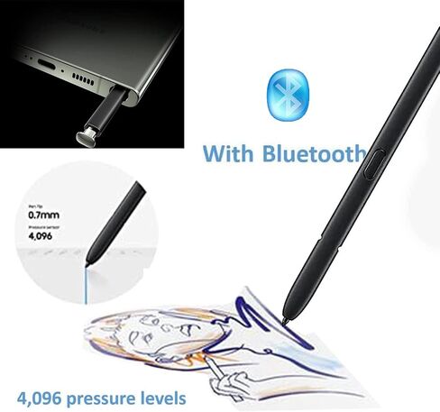 Galaxy S23 Ultra S Pen with Bluetooth for Samsung Galaxy S23 Ultra All Versions Purple S23 Ultra Pen Stylus Pen,SM-S918N,SM-S9180,SM-S918E,SM-S918E/DS 5G S Pen(Purple) in Saudi Arabia