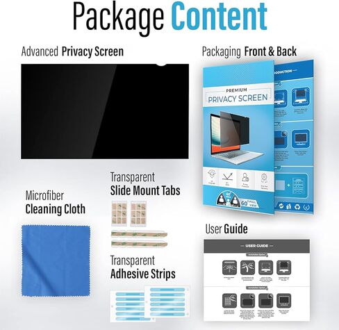 فلتر شاشة الخصوصية للكمبيوتر المحمول 11.6 بوصة مع نسبة امتداد 16:09 يرجى التحقق من الأبعاد بعناية in Kuwait