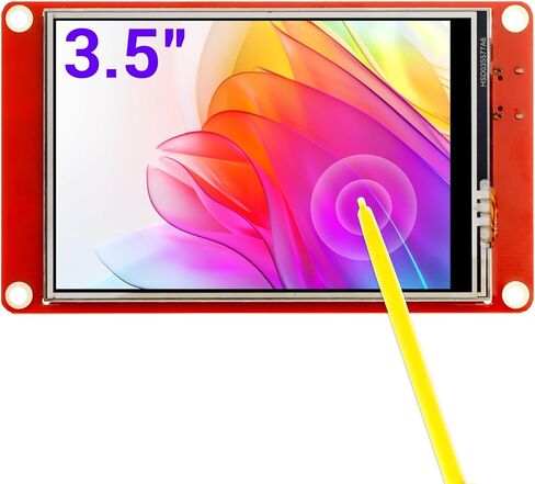 شاشة ELECROW ESP32 تعمل باللمس 3.5 بوصة TFT LCD تعمل باللمس 320x480 SPI ILI9488 HMI عرض ESP32-WROOM-32 in Kuwait