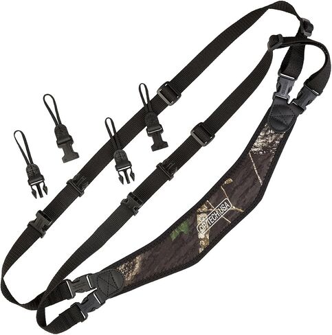 OP/TECH USA Utility Sling Duo - حمالة كتف لكاميرتين، أسود in Saudi Arabia