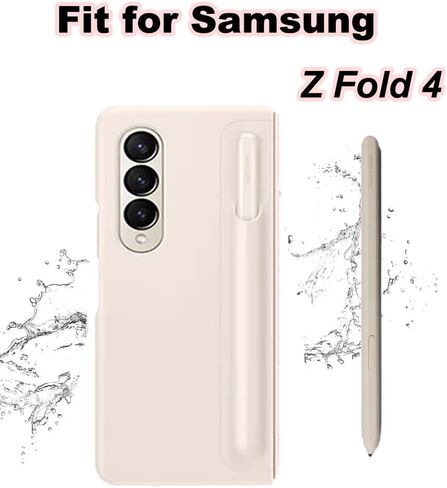 استبدال قلم Galaxy Z Fold 4 + 2 طرف قلم لهاتف Samsung Galaxy Z Fold 4 S Pen Touch Stylus S Pen + نصائح بديلة/أطراف (بيج) in Saudi Arabia