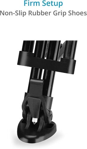 Proaim 100mm Bowl Head Tripod Stand with Rubber Tripod Shoes. Payload up to 80kg/176lb. for DSLR Camera Slider, Fluid Head, Jib/Crane. (P-TP-100-B) in Saudi Arabia