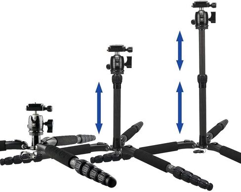 SIRUI T-0S Series Travel Tripod with B-00 Ball Head (T-005SK+B-00K) in Saudi Arabia