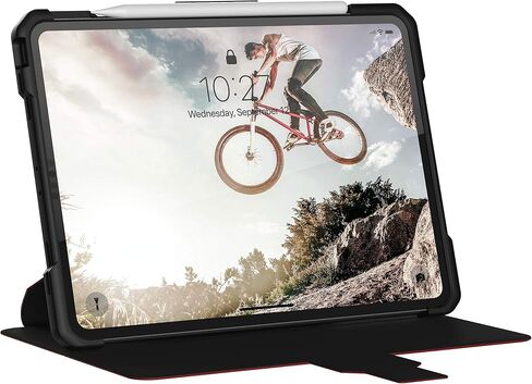 حافظة UAG Folio لجهاز iPad Pro مقاس 11 بوصة (الجيل الأول، 2018) متروبوليس [Magma] غطاء iPad متين وخفيف الوزن تم اختباره من خلال السقوط العسكري مع حامل أقلام Apple in Kuwait
