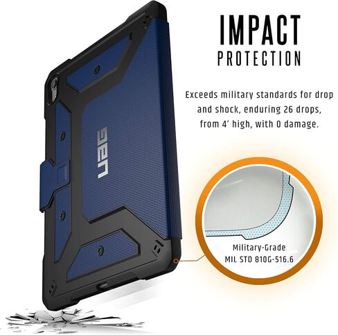 UAG Folio iPad Pro 11-inch (1st Gen, 2018) Case Metropolis [Magma] Feather-Light Rugged Military Drop Tested iPad Cover with Apple Pencil Holder in Saudi Arabia