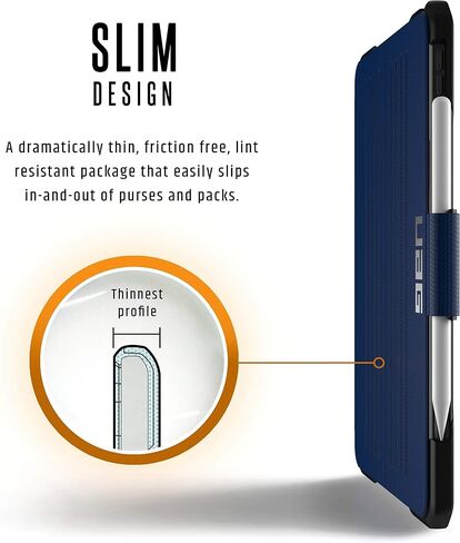 UAG Folio iPad Pro 11-inch (1st Gen, 2018) Case Metropolis [Magma] Feather-Light Rugged Military Drop Tested iPad Cover with Apple Pencil Holder in Saudi Arabia
