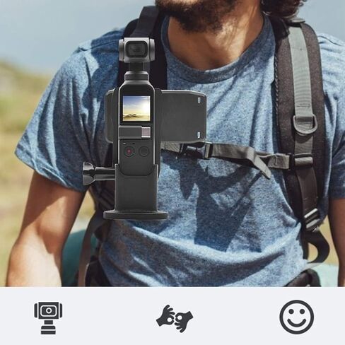 دعامة تثبيت ثابتة لحقيبة الظهر لـ OSMO، حامل حامل ومشبك ممتد، ملحق Gimbal لجيب DJI Osmo in Saudi Arabia
