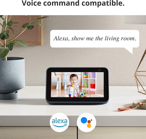 جهاز مراقبة الطفل سويتش بوت مع كاميرا، محادثة صوتية في اتجاهين، كاميرا عموم/إمالة 2K فائقة الدقة لأمن المنزل، كاميرا داخلية واي فاي 2.4 جيجا تعمل مع أليكسا وجوجل هوم، رؤية ليلية، تتبع الحركة، وضع الخصوصية in Kuwait