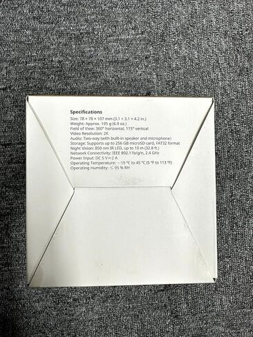 جهاز مراقبة الطفل سويتش بوت مع كاميرا، محادثة صوتية في اتجاهين، كاميرا عموم/إمالة 2K فائقة الدقة لأمن المنزل، كاميرا داخلية واي فاي 2.4 جيجا تعمل مع أليكسا وجوجل هوم، رؤية ليلية، تتبع الحركة، وضع الخصوصية in Kuwait