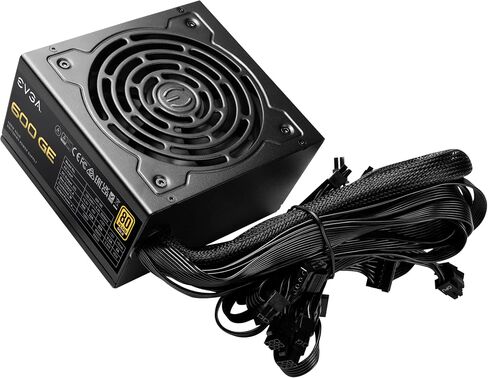 EVGA 600 GE، 80 Plus Gold 600W، الوضع البيئي، ضمان 5 سنوات، مصدر طاقة 200-GE-0600-V1 in Saudi Arabia
