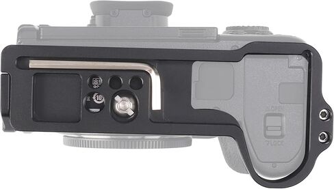 Lumix S5 II S5 IIX Cage with Top Handle, Hersmay Aluminium Camera Cage for Panasonic LUMIX S5 II / S5 IIX Mirrorless Camera, Built-in Cold Shoe & NATO Rail, Quick Release Plate for Arca Swiss in Saudi Arabia