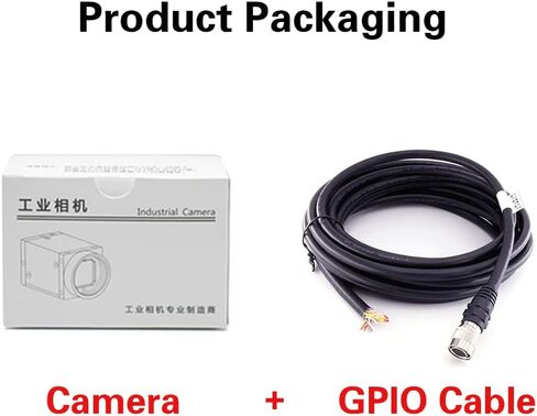 HTENG VISHI GigE Ethernet 5.0MP 1/2.5" Color Industrial Camera Machine Vision Rolling Shutter C-Mouth Area Scan Camera Sensor 2592X1944 24FPS in Kuwait