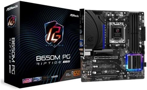 اسروك لوحة ام B650M PG Riptide WiFi AMD مقبس AM5 رايزن سلسلة 7000 in Saudi Arabia