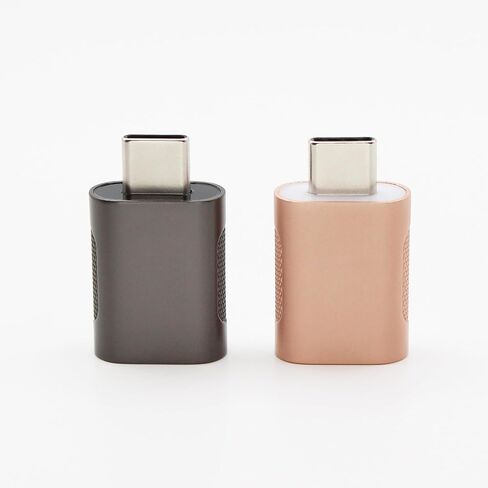 محول Kallaudo USB C إلى USB بسرعة 10 جيجابت في الثانية USB C إلى USB 3.0 OTG، محول Thunderbolt 4/3 إلى USB أنثى لجهاز MacBook Pro، iPad، والمزيد من الأجهزة من النوع C، رمادي فضائي + ذهبي وردي (عبوتان) in Kuwait
