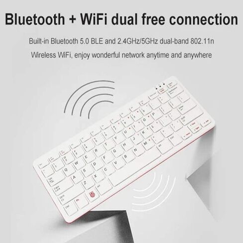 Raspberry Pi 400 Personal Computer Kit Including Mouse 16GB Micro-SD Card Power Adapter HDMI Cable- US Version in Kuwait