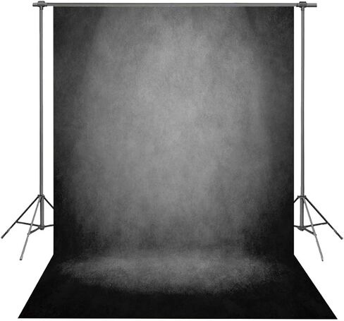 أسود مجردة صورة خلفية أسود رمادي بلون التصوير خلفية الكبار المهنية صورة استوديو كشك الدعائم 6x8FT in Kuwait