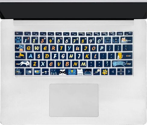 Sanfulin Keyboard Cover Skin for Microsoft Surface Laptop 4 13.5 & 15 Inch/Surface Laptop 3 13.5'' & 15'', Cute Printing Waterproof Silicone Keyboard Protector (Flamingo) in Kuwait
