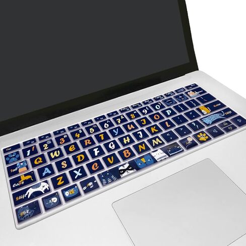 Sanfulin Keyboard Cover Skin for Microsoft Surface Laptop 4 13.5 & 15 Inch/Surface Laptop 3 13.5'' & 15'', Cute Printing Waterproof Silicone Keyboard Protector (Flamingo) in Kuwait