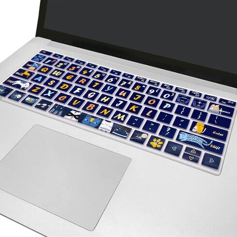 Sanfulin Keyboard Cover Skin for Microsoft Surface Laptop 4 13.5 & 15 Inch/Surface Laptop 3 13.5'' & 15'', Cute Printing Waterproof Silicone Keyboard Protector (Flamingo) in Kuwait