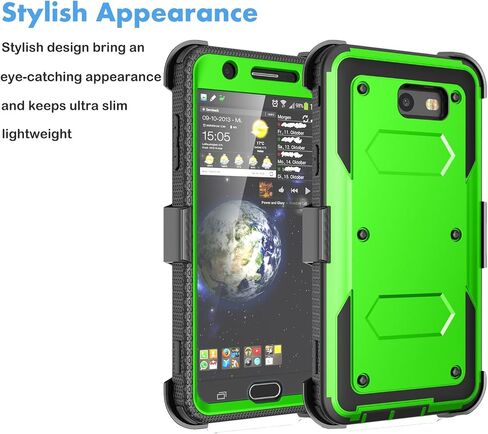 Njjex Galaxy J7 Sky Pro Case，for J7 V/ J7 Perx / J7 Prime Case, [Nbeck] Heavy Duty Built-in Screen Protector Rugged Holster Locking Belt Swivel Clip Phone Cover & Kickstand for Samsung J7 2017 [Blue] in Saudi Arabia