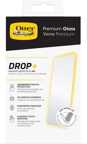 OtterBox iPhone 15 Glass Screen Protector, Flawless Touch Response, Fingerprint Resistant, Easy Installation in Kuwait