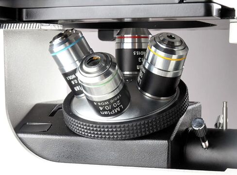 AmScope ME1200TB-M Digital Inverted Trinocular Metallurgical Microscope, 50X-1000X Magnification, PL10x and PL20x Eyepieces, Polarizing Condenser, Brightfield and Polarizing LED Illumination with Rheostat, Large Double-Layer Mechanical Stage, 90-240V, Inc in Saudi Arabia