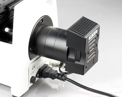 AmScope ME1200TB-M Digital Inverted Trinocular Metallurgical Microscope, 50X-1000X Magnification, PL10x and PL20x Eyepieces, Polarizing Condenser, Brightfield and Polarizing LED Illumination with Rheostat, Large Double-Layer Mechanical Stage, 90-240V, Inc in Saudi Arabia