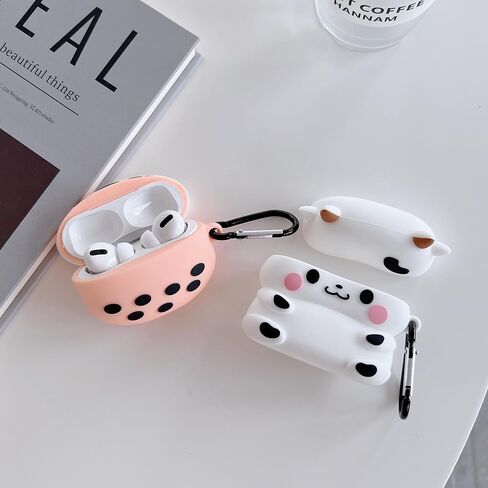 【2 Pack】 TYOROY Cute Boba Tea+White Cow Case for Airpod Pro/Pro 2,3D Cute Kawaii Kids Teens Girls Women Lovely Boba Tea+White Cow Case for Airpod Pro 2019/Airpod Pro 2 Gen 2022 in Kuwait
