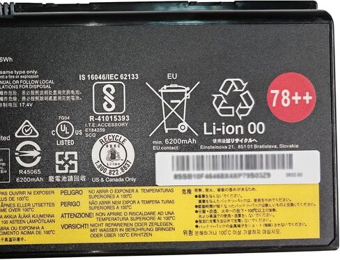 استبدال بطارية IZKROR 00HW030 96Wh 6400mAh 8 خلايا لجهاز Lenovo ThinkPad P70 20ER 20ES P71 20HK 20HL Series Laptop 01AV451 SB10F46468 4X50K14092 5B10W13950 78++ 78+ 15V in Saudi Arabia