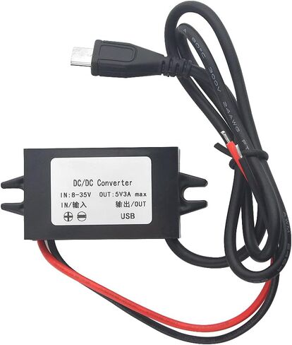 XINGYHENG 2PCS DC-DC Buck Converter Module 3A 12V 24V to 5V DC Power Converter with Micro USB Connector (Right Angle USB Interface) in Saudi Arabia