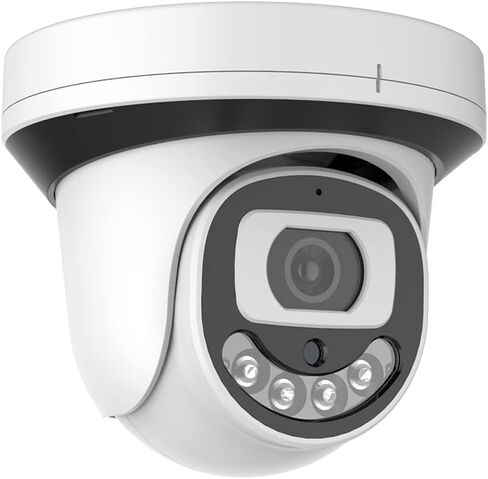 EVERSECU 1080P 24/7 Full-time Color Night Vision Indoor HD Analog Dome Security Camera with Warm Light LEDs, 2MP (HD-TVI/AHD/CVI/Analog) 4-in-1 CCTV Camera with 2.8mm Lens Wide Angle in Saudi Arabia