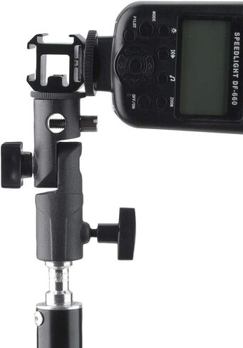 دعامة حامل خفيفة، دوارة 3 أحذية ساخنة من النوع E فلاش كاميرا Speedlite محول تركيب حامل مظلة لالتقاط الصور الفوتوغرافية والفيديو in Kuwait