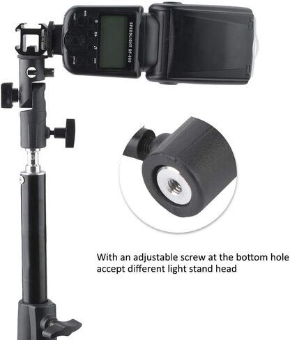 دعامة حامل خفيفة، دوارة 3 أحذية ساخنة من النوع E فلاش كاميرا Speedlite محول تركيب حامل مظلة لالتقاط الصور الفوتوغرافية والفيديو in Kuwait