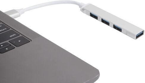 موزع USB 3.0 بـ4 منافذ، محول من خليط معدني من الالومنيوم عالي السرعة يدعم نظام التشغيل ويندوز اكس بي/فيستا/7/8 او اس اكس in Kuwait