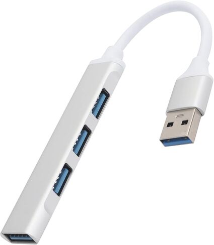 موزع USB 3.0 بـ4 منافذ، محول من خليط معدني من الالومنيوم عالي السرعة يدعم نظام التشغيل ويندوز اكس بي/فيستا/7/8 او اس اكس in Kuwait