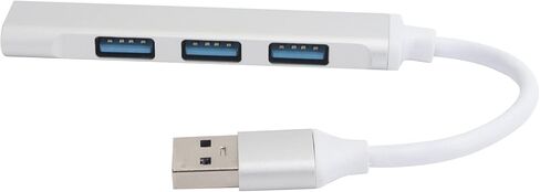 موزع USB 3.0 بـ4 منافذ، محول من خليط معدني من الالومنيوم عالي السرعة يدعم نظام التشغيل ويندوز اكس بي/فيستا/7/8 او اس اكس in Kuwait