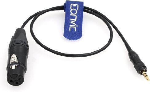 Eonvic Locking 3.5mm to XLR 3 Pin Female Microphone Audio Cable for Sony UWP D11 UTX-B03 Transmitter 50CM in Saudi Arabia