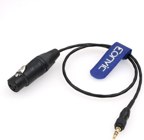 Eonvic Locking 3.5mm to XLR 3 Pin Female Microphone Audio Cable for Sony UWP D11 UTX-B03 Transmitter 50CM in Saudi Arabia