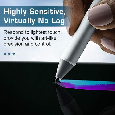 MoKo Pen Tips for Surface Pen (5 Packs, 2xHB/2x2H/H Type), Surface Pen Tip Replacement Kit Compatible with Surface Pro 2017 Pen (Model 1776)/Surface Pro 4 Pen, Original Pen Nibs Refill for Stylus Pen in Saudi Arabia
