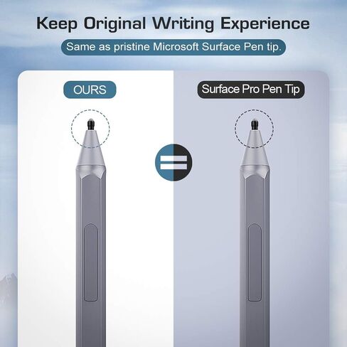 MoKo Pen Tips for Surface Pen (5 Packs, 2xHB/2x2H/H Type), Surface Pen Tip Replacement Kit Compatible with Surface Pro 2017 Pen (Model 1776)/Surface Pro 4 Pen, Original Pen Nibs Refill for Stylus Pen in Saudi Arabia