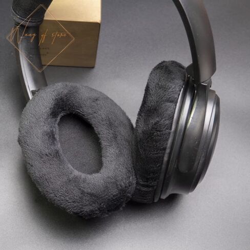Voarmaks Ear Pads Foam Cushion Covers Compatible with Taotronics TT-BH22 TT BH22 Headphone Thick EarPad Headset Earmuff Replacement (Velvet) in Saudi Arabia